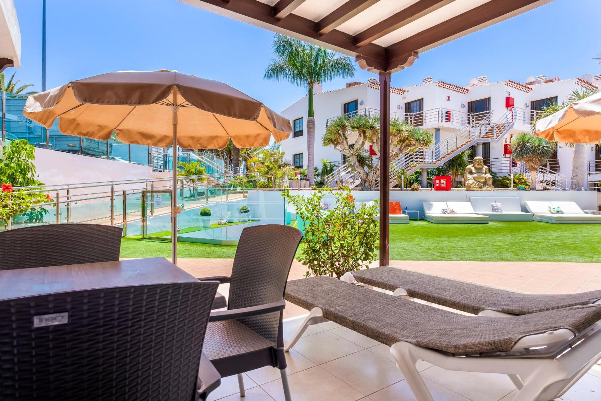 Casas Pepe Apartments & Spa- Adults Only بلايا ديل إنغلز المظهر الخارجي الصورة